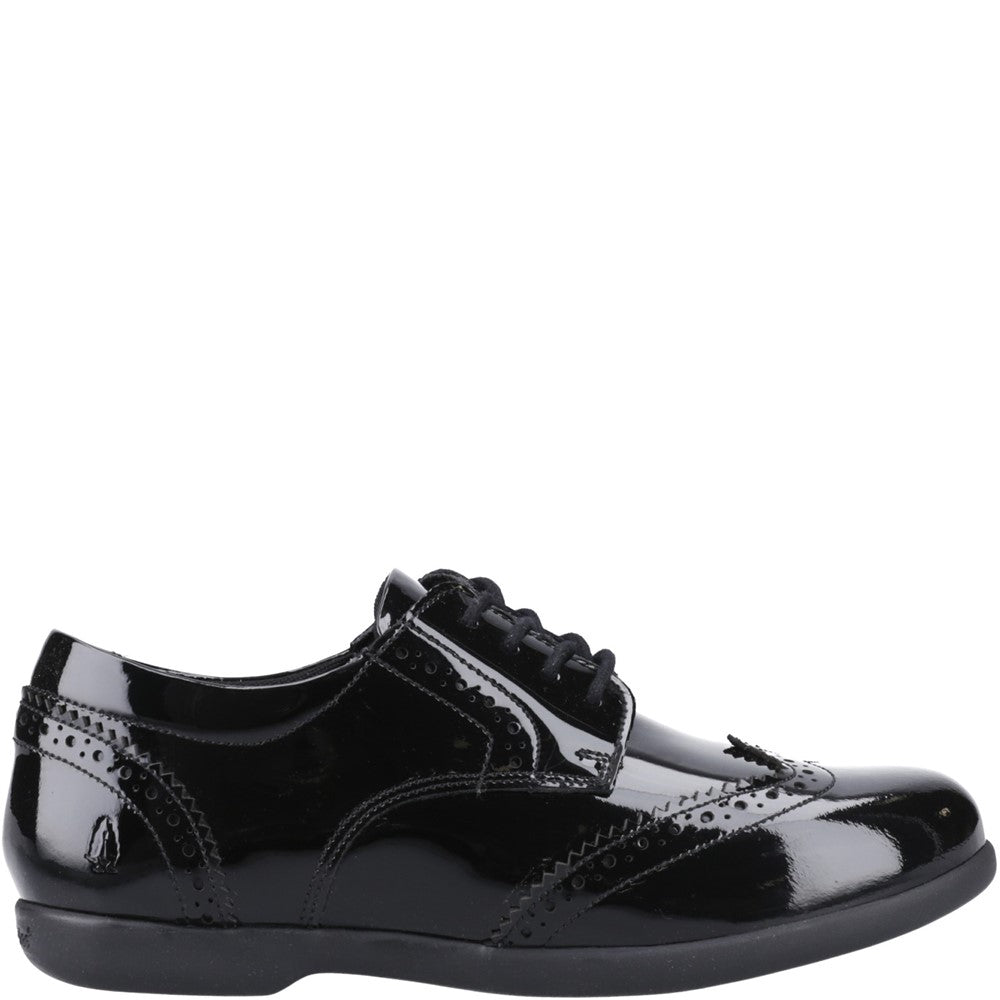 Hush Puppies Bridget Patent Senior School Shoes