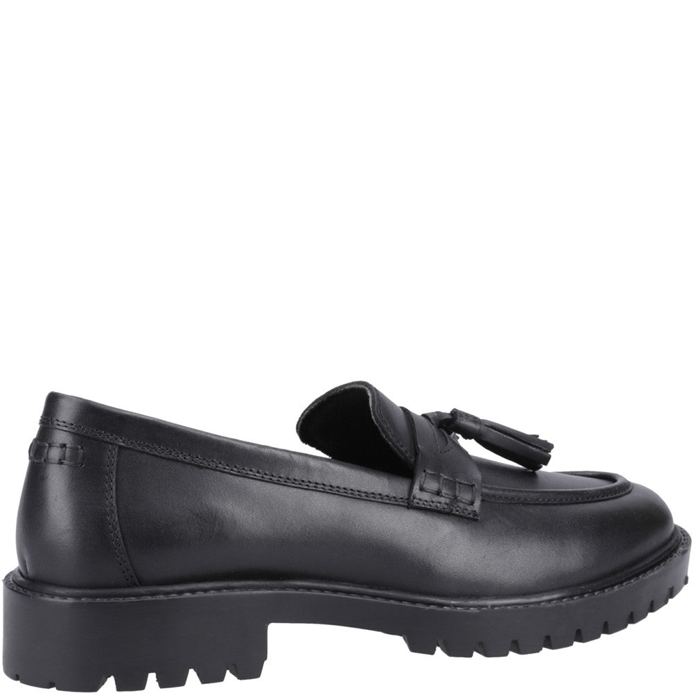 Girls Hush Puppies Abigail Senior Shoe Black – Brantano