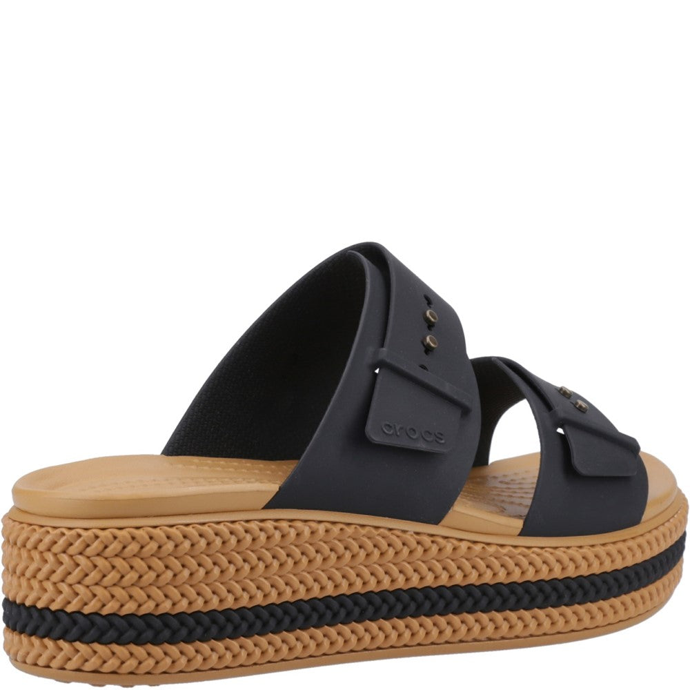 Crocs Brooklyn Buckle Low Wedge