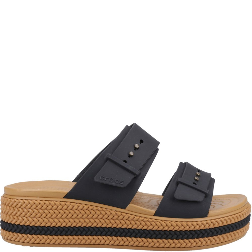 Crocs Brooklyn Buckle Low Wedge