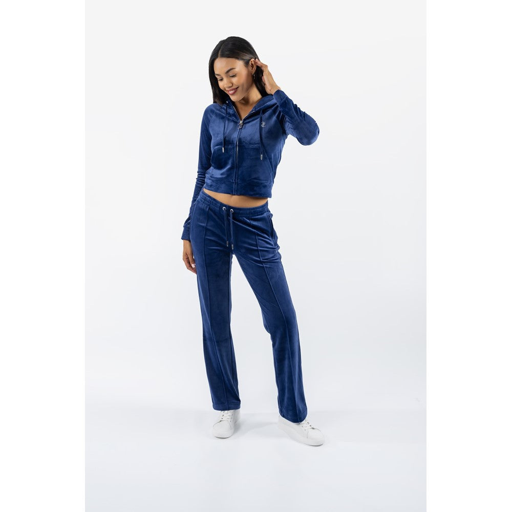 Juicy Couture Classic Velour Hoodie With Juicy  Logo
