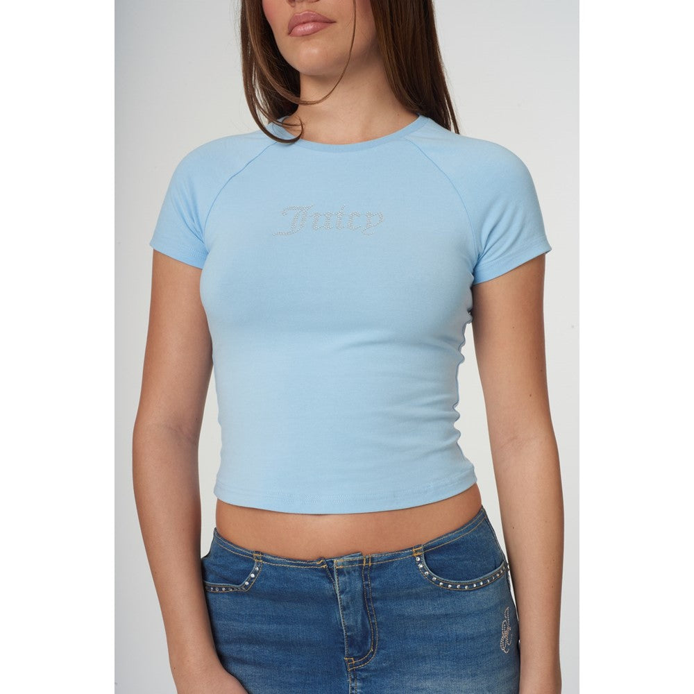 Juicy Couture Shrunken Diamante T-Shirt
