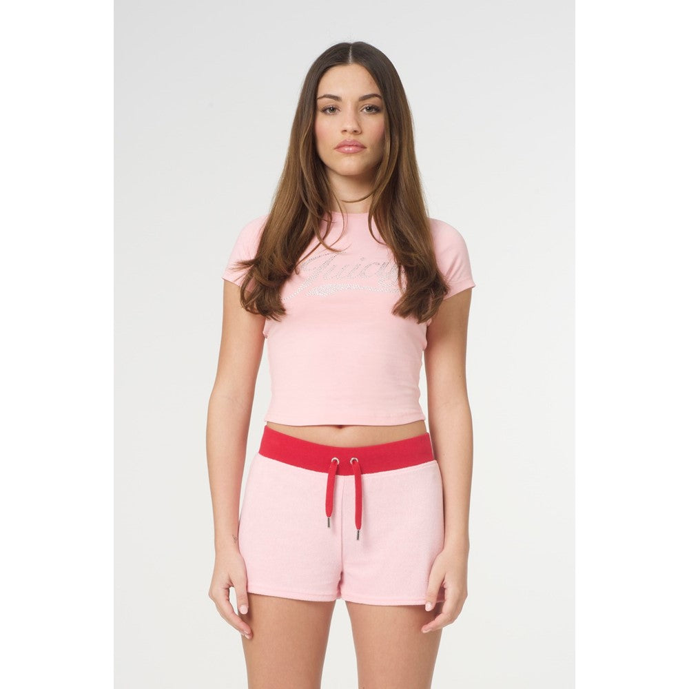 Juicy Couture Swirl Juicy Jersey Shrunken Tee