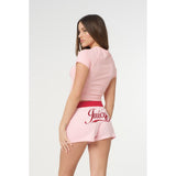 Juicy Couture Swirl Juicy Jersey Shrunken Tee