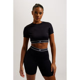 Juicy Couture Rayon Rib Short Sleeve Top