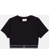 Juicy Couture Rayon Rib Short Sleeve Top