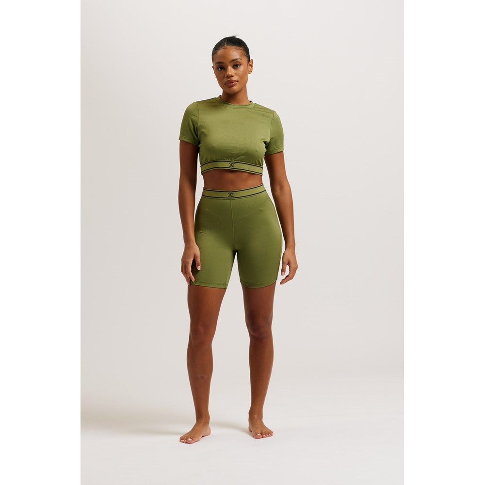 Juicy Couture Rayon Rib Cycling Shorts
