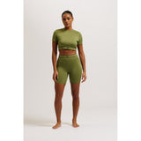 Juicy Couture Rayon Rib Cycling Shorts