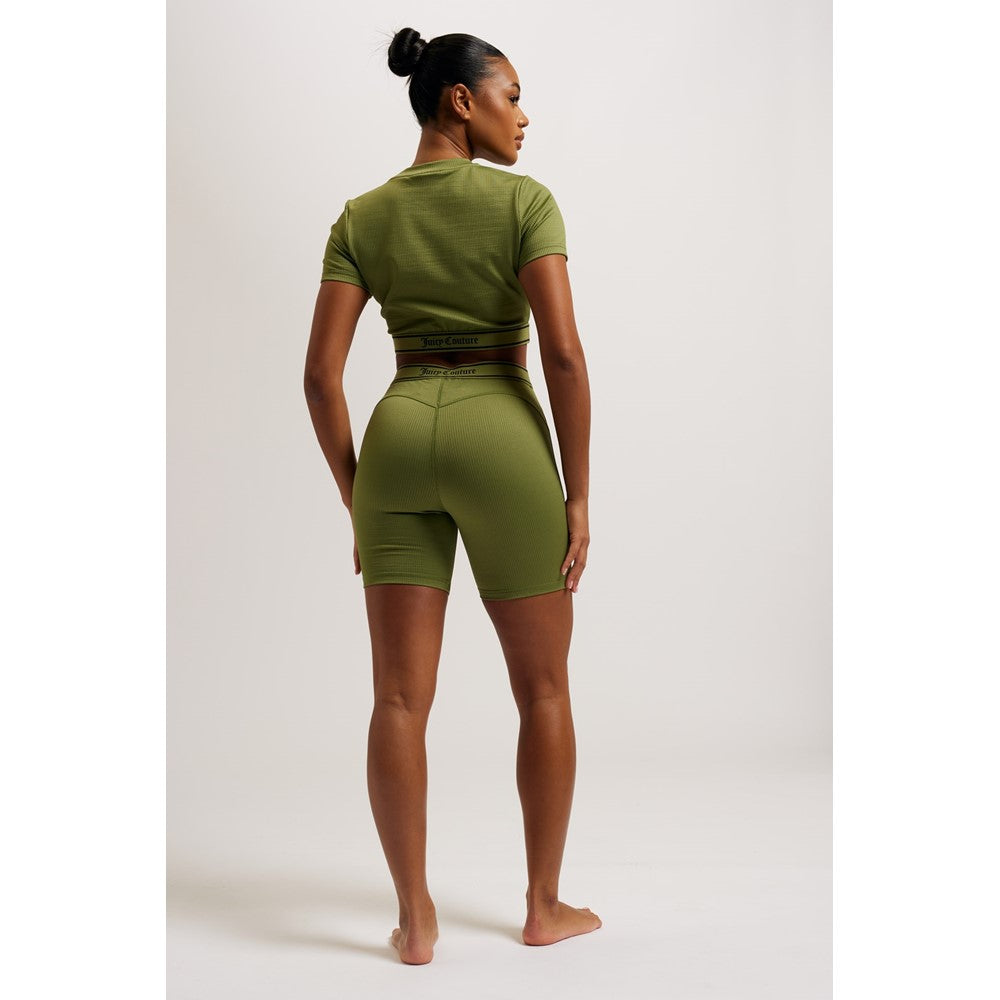 Juicy Couture Rayon Rib Cycling Shorts