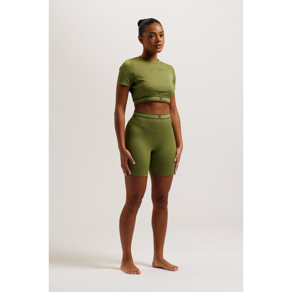 Juicy Couture Rayon Rib Cycling Shorts