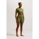 Juicy Couture Rayon Rib Cycling Shorts