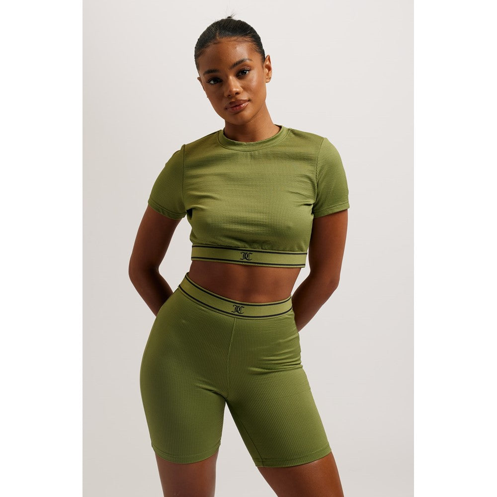 Juicy Couture Rayon Rib Cycling Shorts