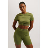 Juicy Couture Rayon Rib Cycling Shorts