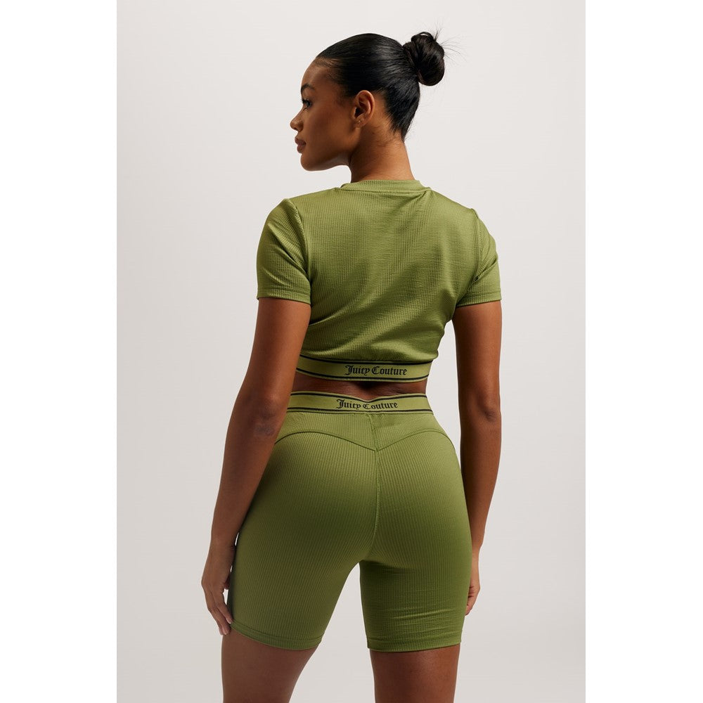 Juicy Couture Rayon Rib Cycling Shorts