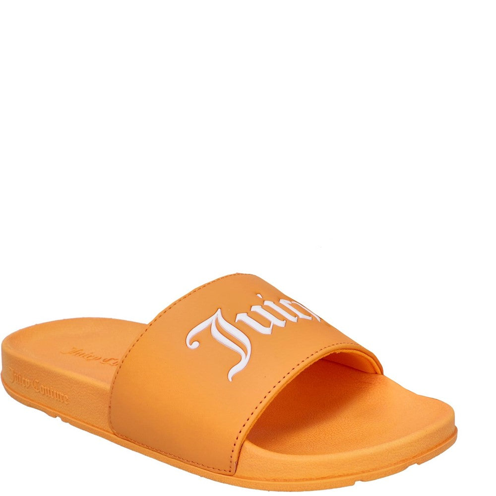 Juicy Couture Collegiate Embossed PU Slider