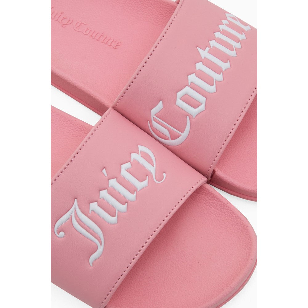 Juicy Couture Collegiate Embossed PU Slider