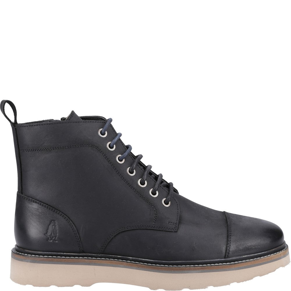 Mens Hush Puppies Milo Boots Black - Main Image