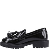 Hush Puppies Abigail Patent XL Senior School Shoes