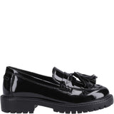 Hush Puppies Abigail Patent XL Senior School Shoes