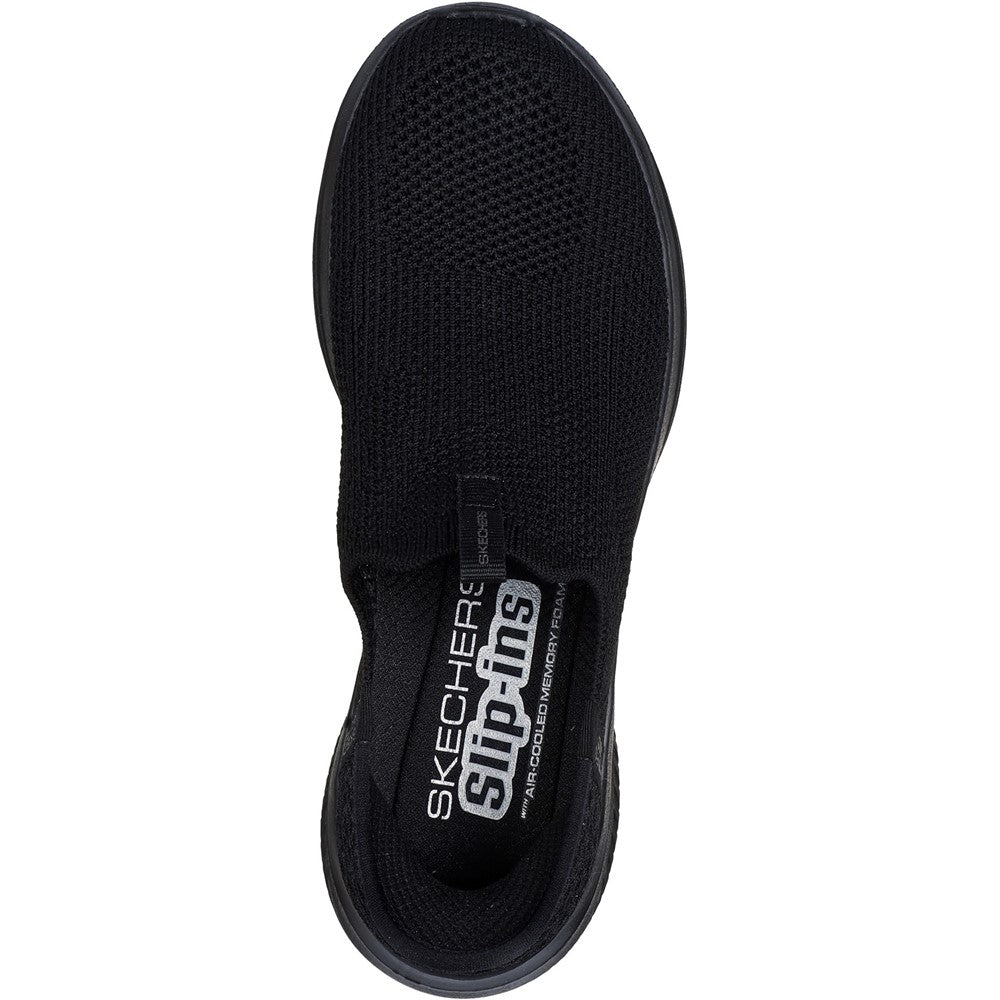 Womens Skechers Ultra Flex 3.0 Easy Win Trainers Black Brantano