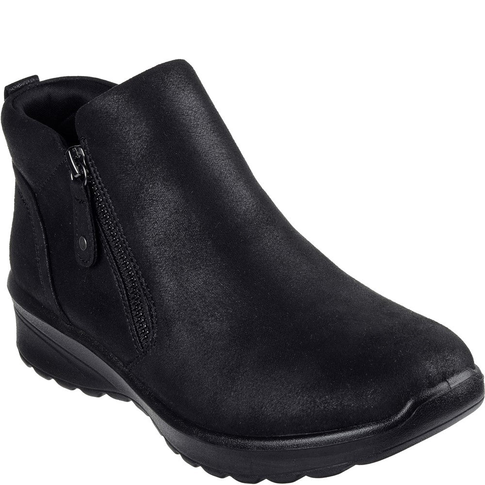 Skechers Lovely Vibe Fall In Bloom Ankle Boots