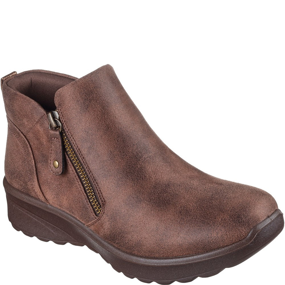 Skechers Lovely Vibe Fall In Bloom Ankle Boots