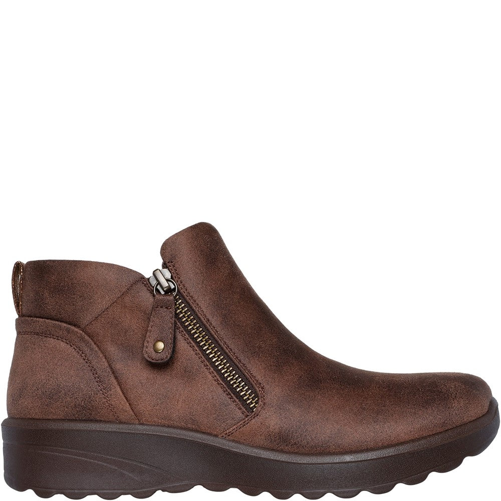 Skechers Lovely Vibe Fall In Bloom Ankle Boots