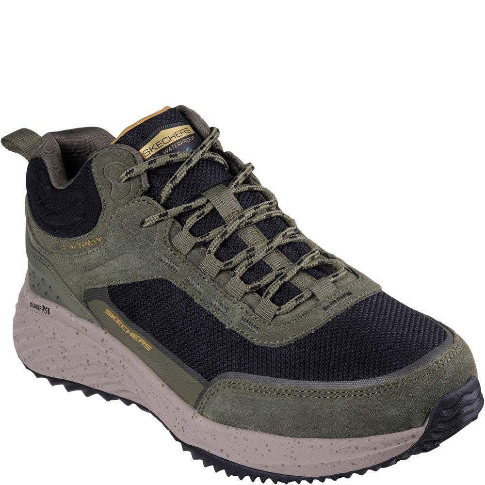 Mens Skechers Bounder Rse Hiking Boots Olive