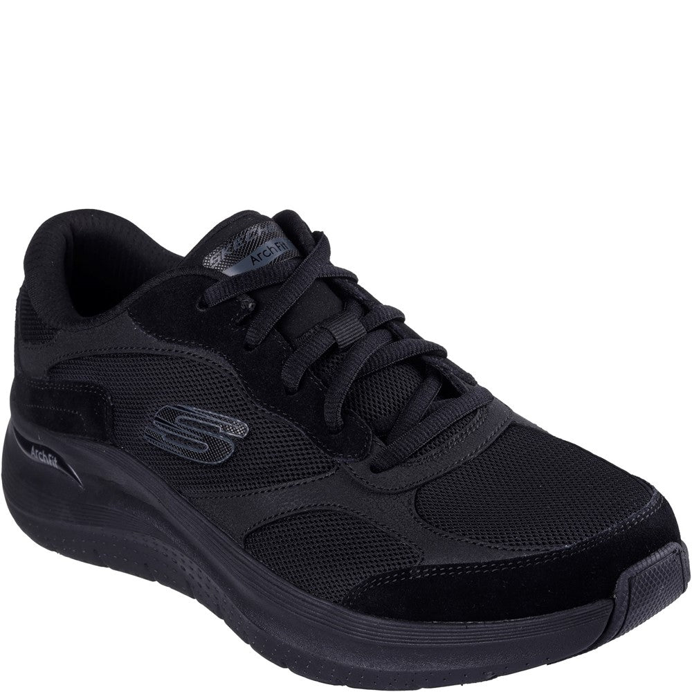 Mens Skechers Arch Fit The Keep Shoe Black – Brantano
