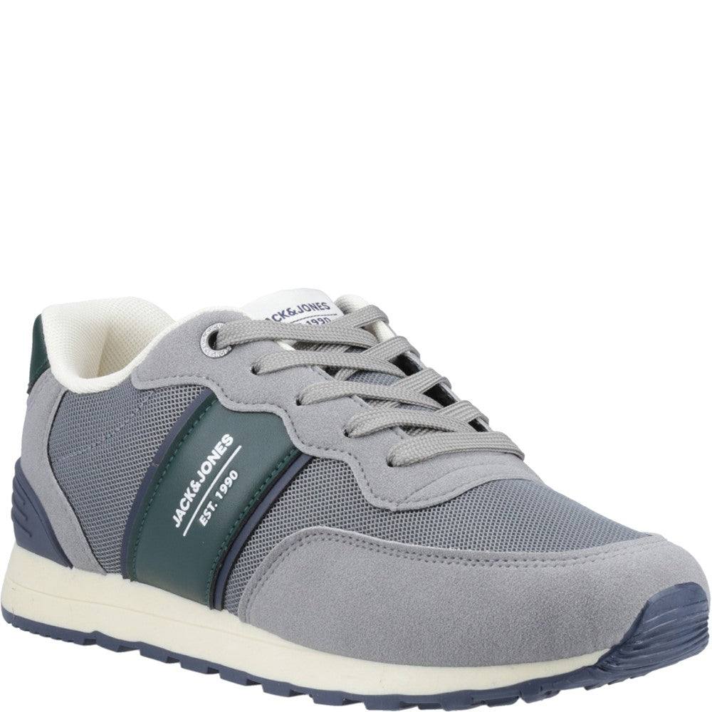 Mens Jack Jones Spirit Runner Trainer Grey
