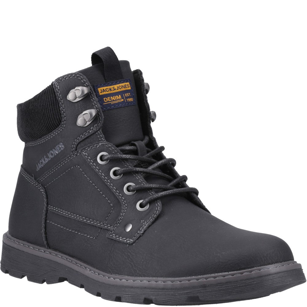Mens Jack Jones Stratford Boot Black