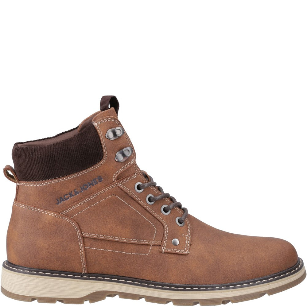 Mens Jack & Jones Stratford Boot Light Brown – Brantano