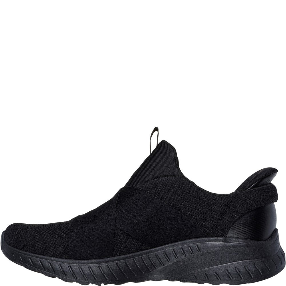 Womens Skechers Bobs Squad Chaos Your Moment Shoes Black – Brantano