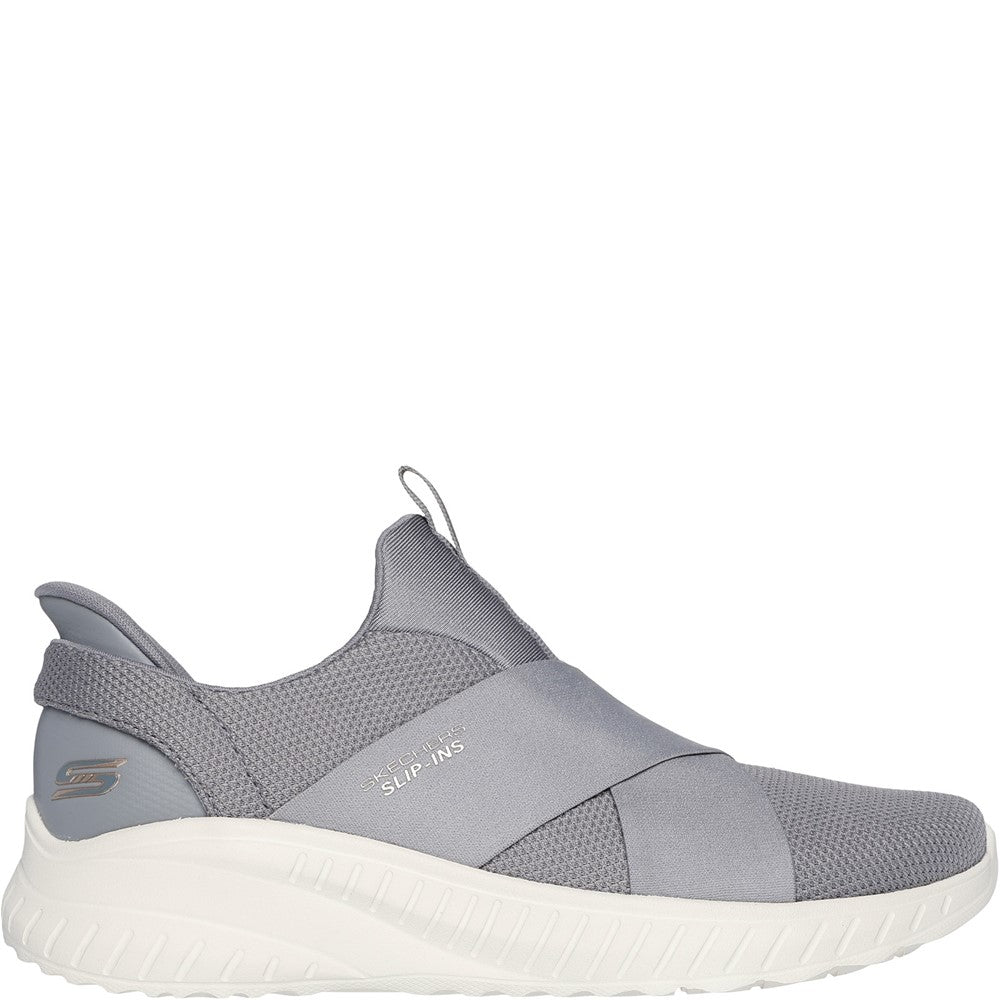 Womens Skechers Bobs Squad Chaos Your Moment Shoes Grey