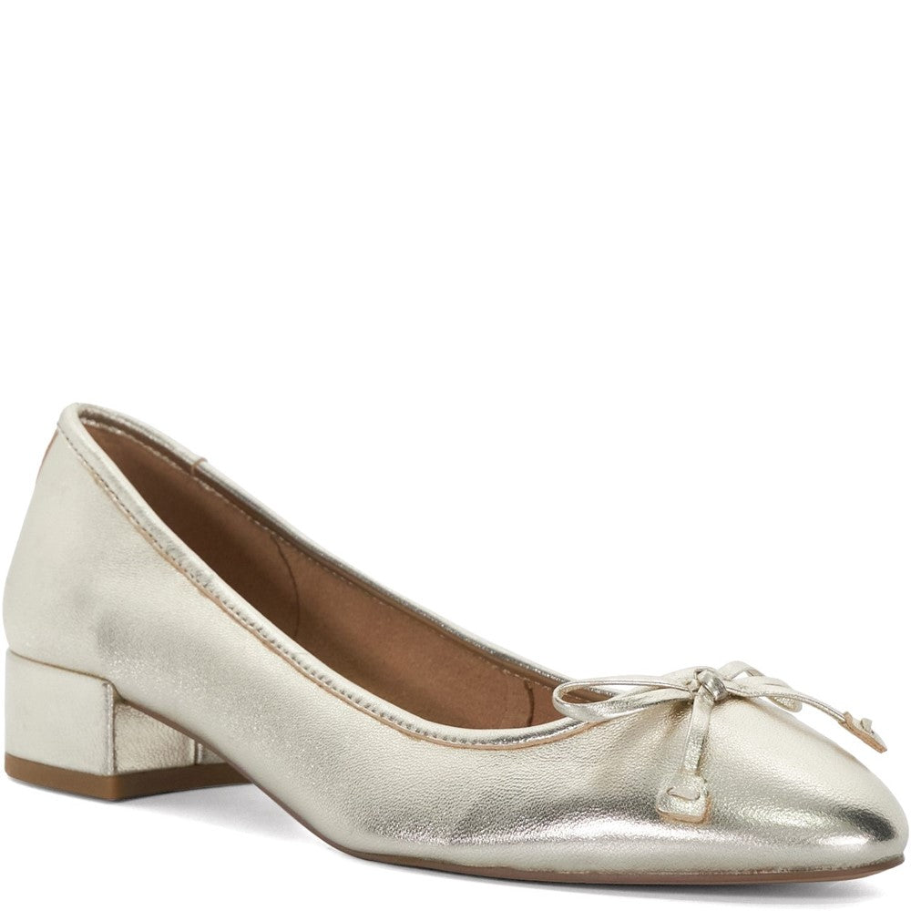 Womens Dune Hollies Court Shoes Gold – Brantano - Main Image