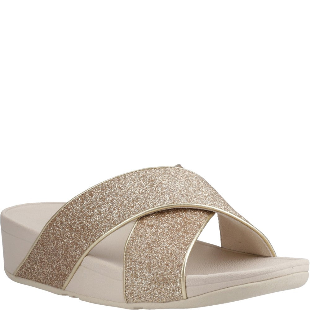 Fitflop Lulu Glitterdust Cross Slides