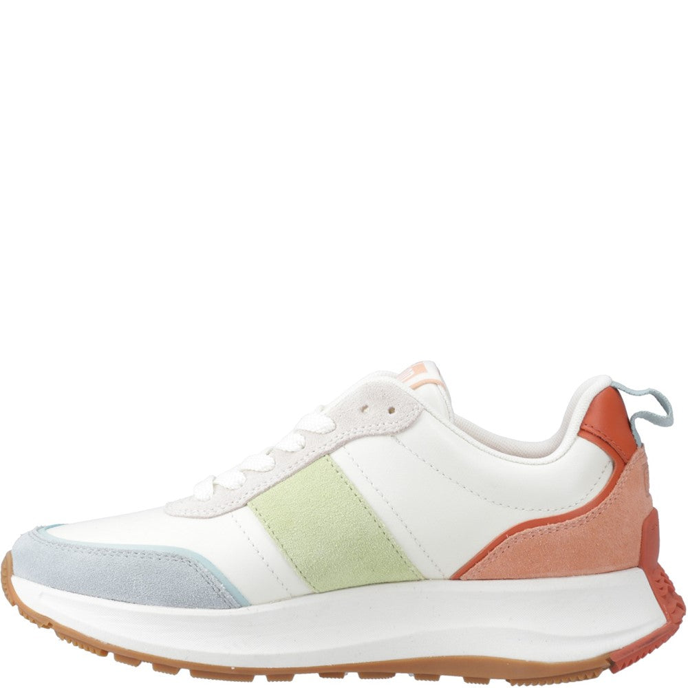 Fitflop F-Mode Flow Suede-Mix Flatform Sneakers