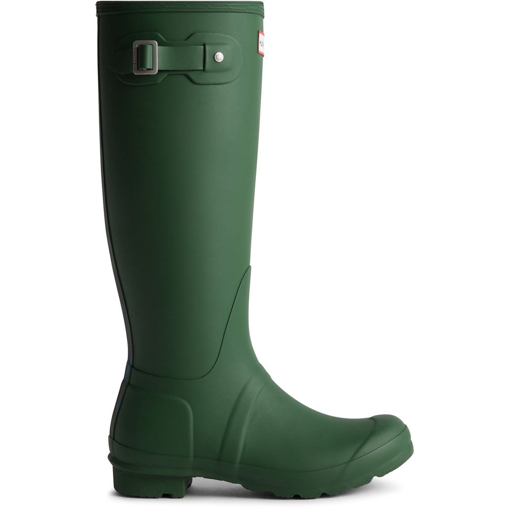 Hunter Original Tall Tartan Back Strap Wellington Boots