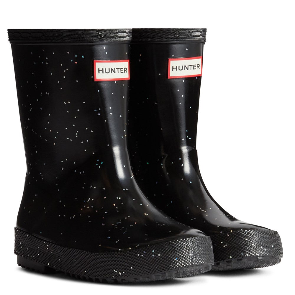 Hunter Kids First Giant Glitter Wellington