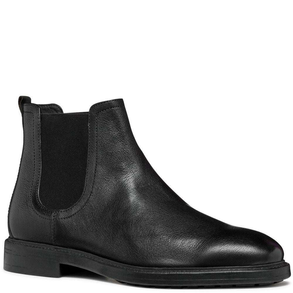 Geox Heren U Tiberio A enkellaars, zwart, 43.5 EU Geox Heren U Tiberio A enkellaars, zwart, 43.5 EU