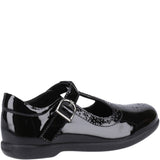 Hush Puppies Britney XL Patent Senior School Shoes