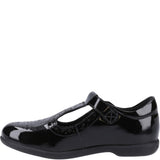 Hush Puppies Britney XL Patent Senior School Shoes