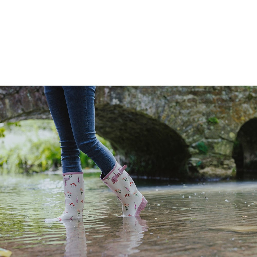Cotswold Wildflower Tall Wellingtons