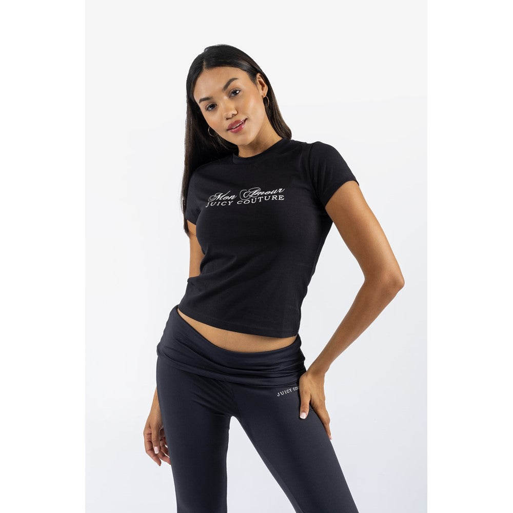 Juicy Couture Mon Amour Fitted T-Shirt