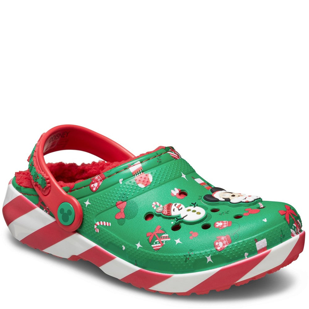 Kids Crocs Disney Christmas Clog Green - Main Image