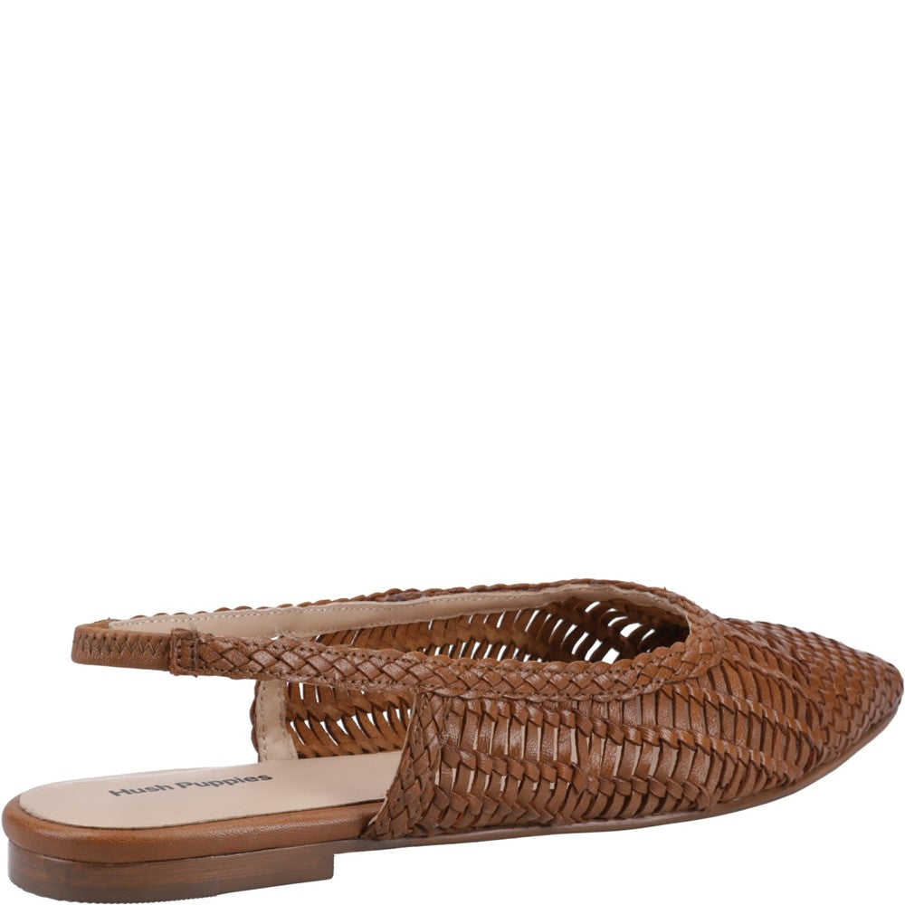 Hush Puppies Dalia Woven Slingback Ballerinas
