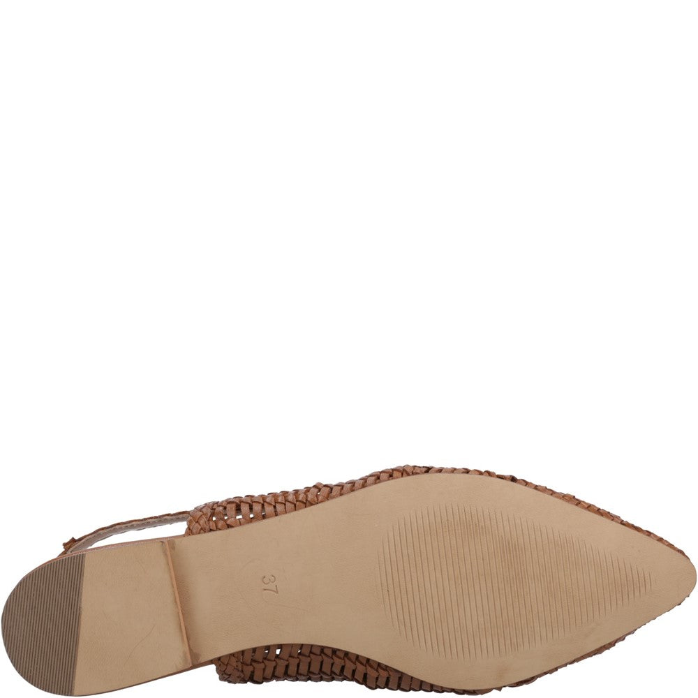 Hush Puppies Dalia Woven Slingback Ballerinas