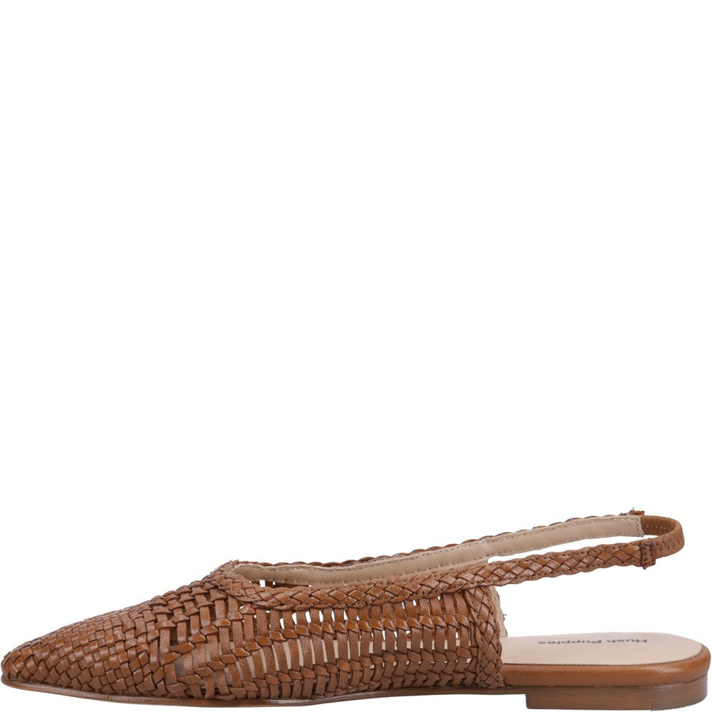Hush Puppies Dalia Woven Slingback Ballerinas
