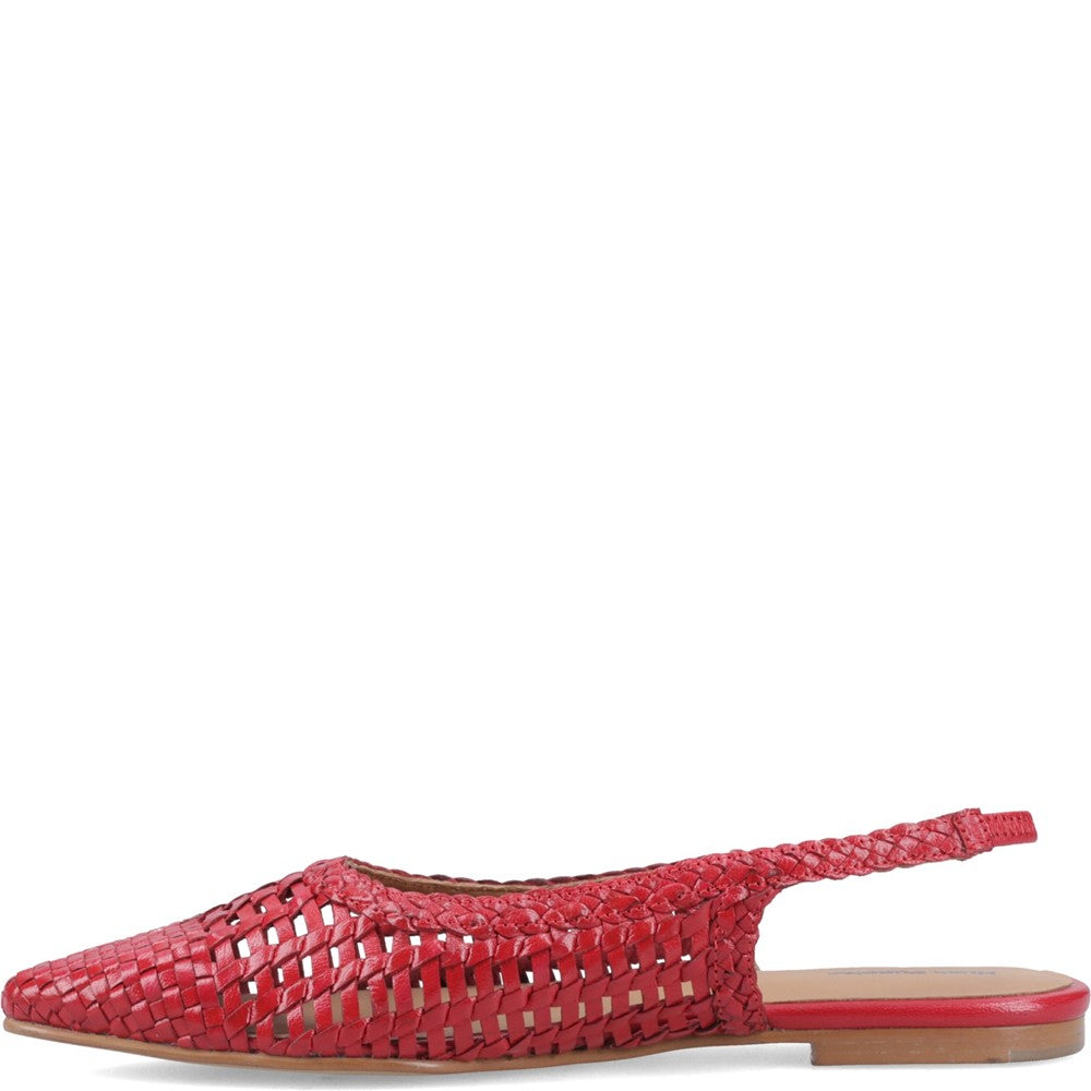 Hush Puppies Dalia Woven Slingback Ballerinas