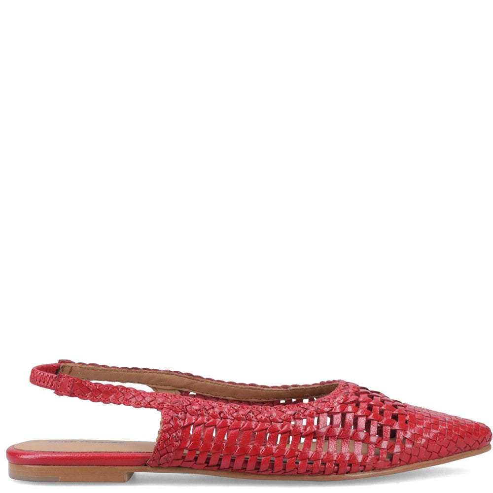 Hush Puppies Dalia Woven Slingback Ballerinas